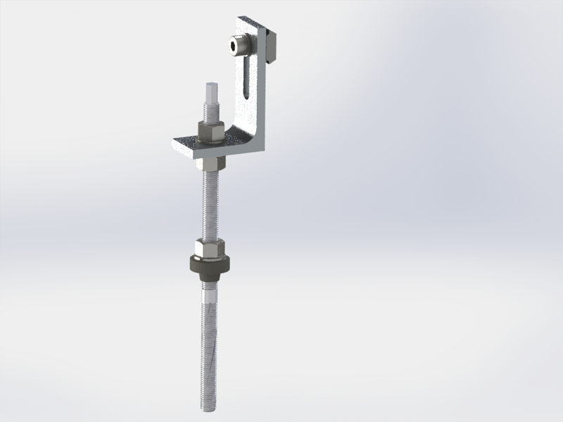 PRISIONEIRO “L” METAL 250 MM INOX